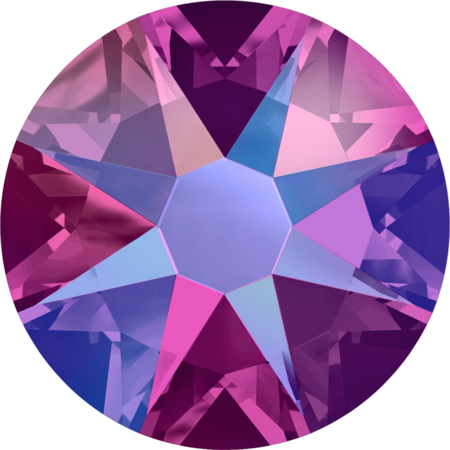 (image for) 2088 SS30 Fuchsia AB Glue on Stone Pack Qty 36 pcs